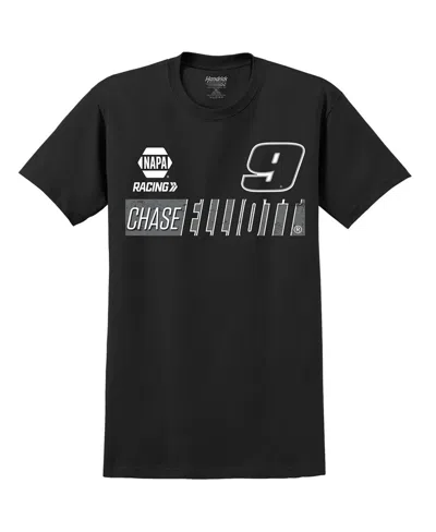 Hendrick Motorsports Team Collection Men's Black Chase Elliott Napa Tonal T-shirt In Black