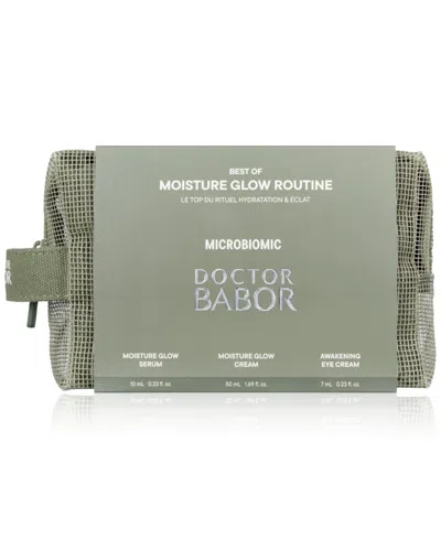Babor 3-pc. Microbiomic Moisture Glow Routine Skincare Set In Transparent