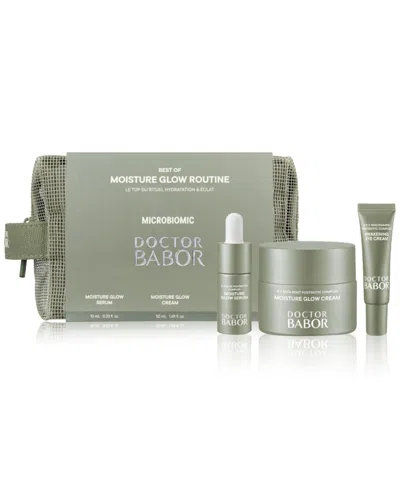 Babor 3-pc. Microbiomic Moisture Glow Routine Skincare Set In Transparent