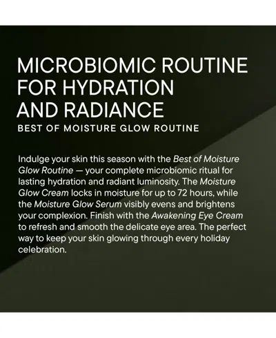 Babor 3-pc. Microbiomic Moisture Glow Routine Skincare Set In Transparent