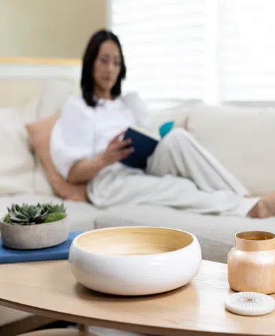 Joyce Chen Lexa Collection 12" Fruit Bowl In White