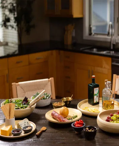 Joyce Chen Lexa Collection 2-pc. Serving Tray Set, Service For 2 In Neutral