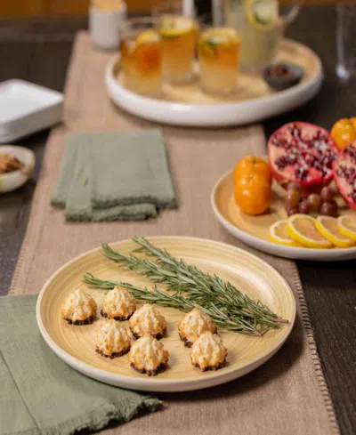 Joyce Chen Lexa Collection 2-pc. Serving Tray Set, Service For 2 In White