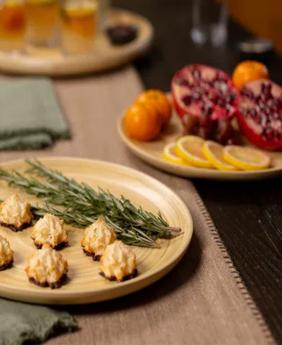 Joyce Chen Lexa Collection 2-pc. Serving Tray Set, Service For 2 In Neutral