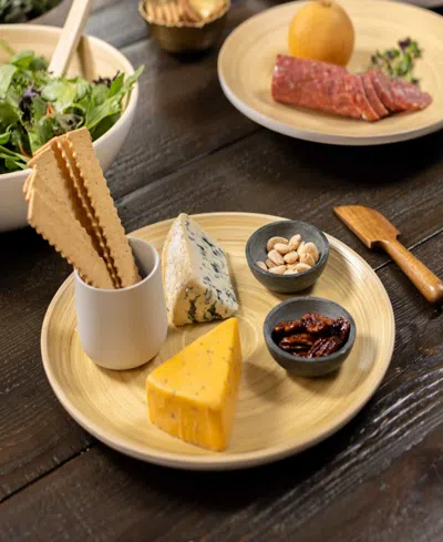 Joyce Chen Lexa Collection 2-pc. Serving Tray Set, Service For 2 In White