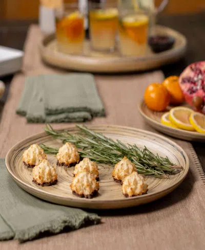 Joyce Chen Lexa Collection 2-pc. Serving Tray Set, Service For 2 In Brown