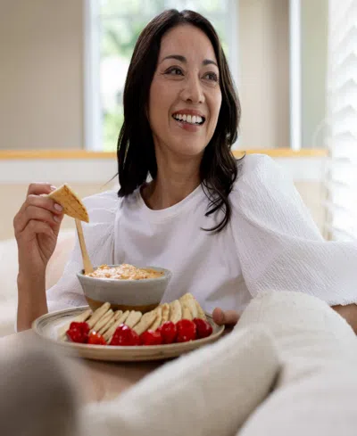 Joyce Chen Lexa Collection 2-pc. Serving Tray Set, Service For 2 In Brown