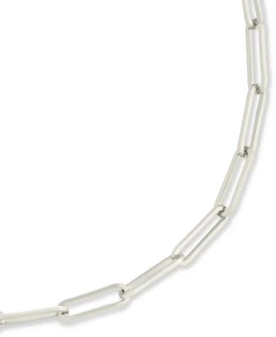 Sterling Forever Sterling Silver Bold Paperclip Chain Bracelet In Silver