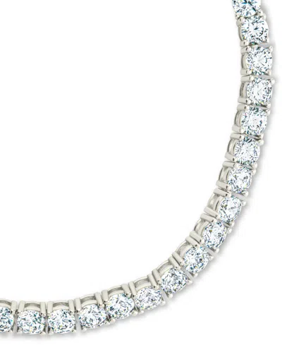 Sterling Forever Tatum Cubic Zirconia Tennis Bracelet In Silver