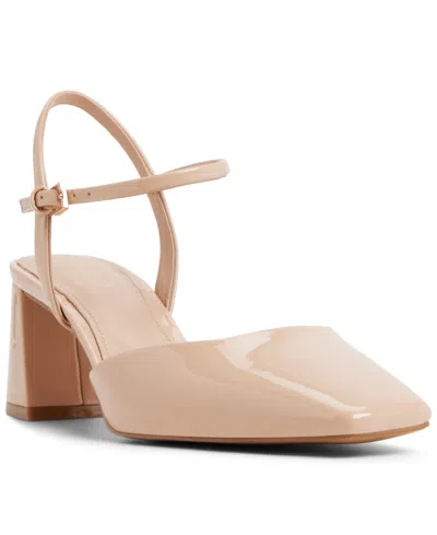 Aldo Women's Gennifer Two-piece Square Toe Pumps In Neutral