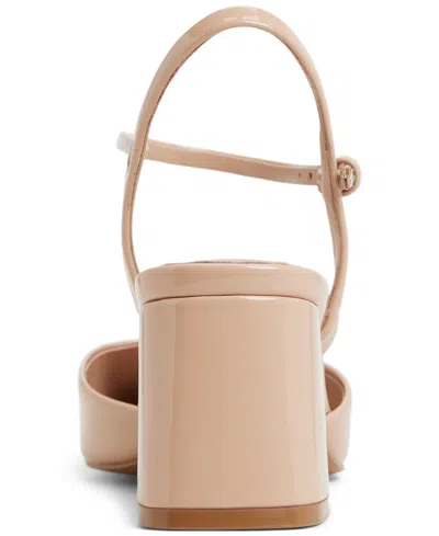 Aldo Women's Gennifer Two-piece Square Toe Pumps In Neutral