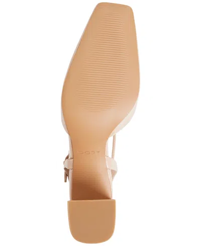 Aldo Women's Gennifer Two-piece Square Toe Pumps In Neutral