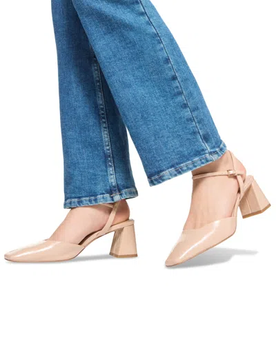 Aldo Women's Gennifer Two-piece Square Toe Pumps In Neutral