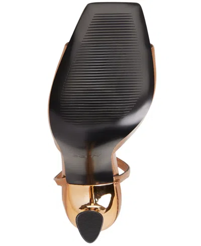 Aldo Women's Valentyna Two-piece Square Toe Dress Sandals In Gold