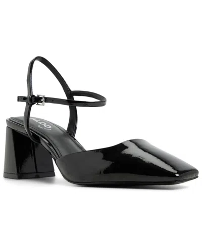 Aldo Women's Gennifer Two-piece Square Toe Pumps In Black