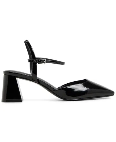 Aldo Women's Gennifer Two-piece Square Toe Pumps In Black