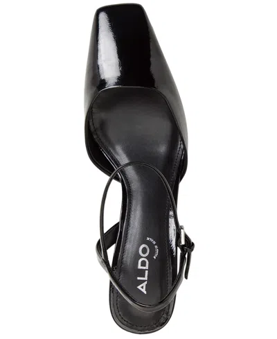 Aldo Women's Gennifer Two-piece Square Toe Pumps In Black