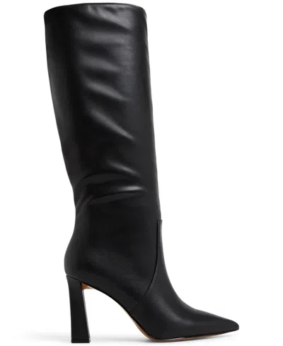 Aldo Women's Nathalee Knee High Pointed Toe Boots In Black
