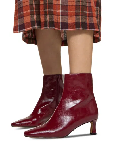 Aldo Women's Juliyaa Pointed Toe Dress Booties In Red