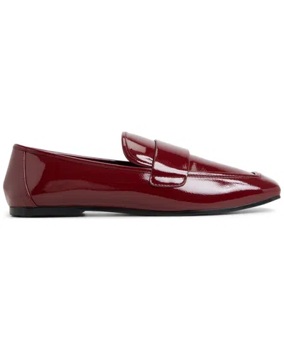 Aldo Women's Charlii Almond Toe Loafers In Red