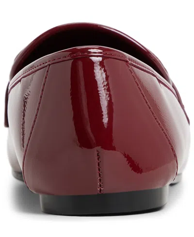 Aldo Women's Charlii Almond Toe Loafers In Red