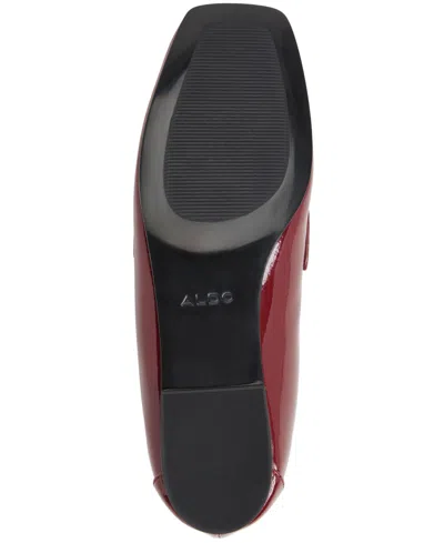 Aldo Women's Charlii Almond Toe Loafers In Red