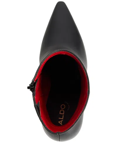 Aldo Guavaberry Pointed Toe Bootie In Black
