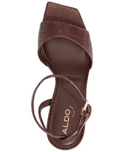 Aldo Harmonious Sandal In Burgundy