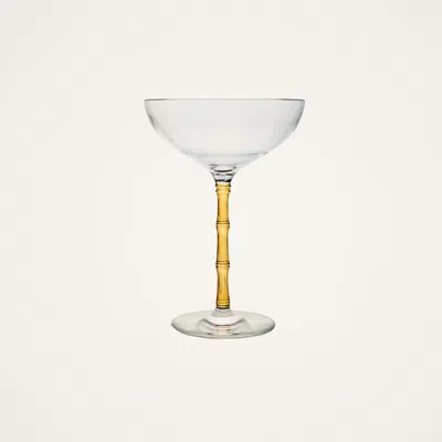 La Doublej Bamboo Coupe Set Of 2 In Transparent