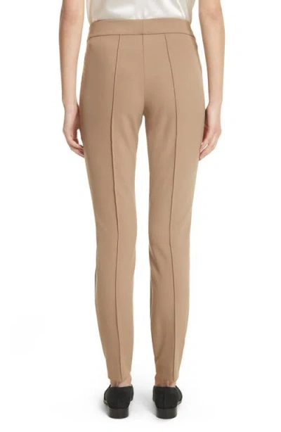 Lafayette 148 New York Gramercy Acclaimed Stretch Pants In Brown