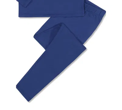 Max & Olivia Big Boys 2-piece Matching Base Layer Set In Blue