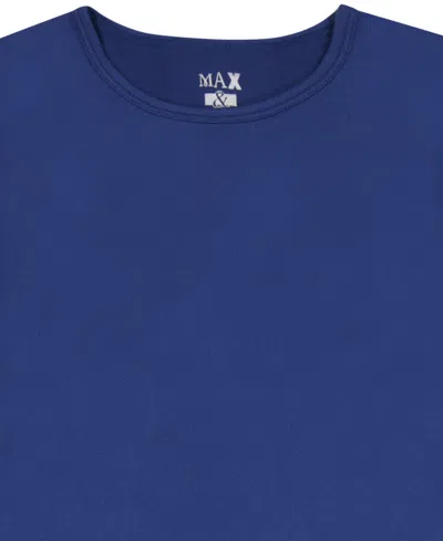 Max & Olivia Big Boys 2-piece Matching Base Layer Set In Blue