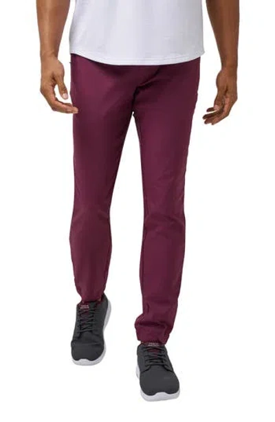 Travismathew Sport Mode Twill Joggers In Purple