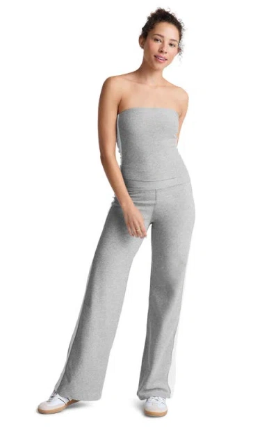 Beyond Yoga Space Dye Strapless Stripe Crop Top