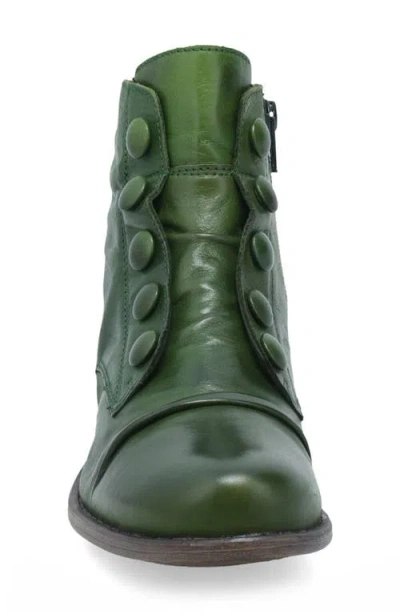 Miz Mooz Louise Slightly Slouchy Bootie In Green