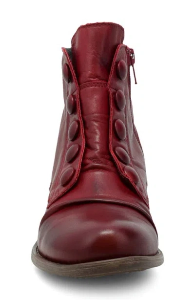 Miz Mooz Louise Slightly Slouchy Bootie In Burgundy