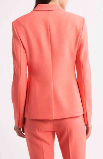 Hugo Boss Boss Jia One-button Blazer In Blue