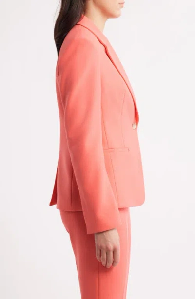 Hugo Boss Boss Jia One-button Blazer In Blue