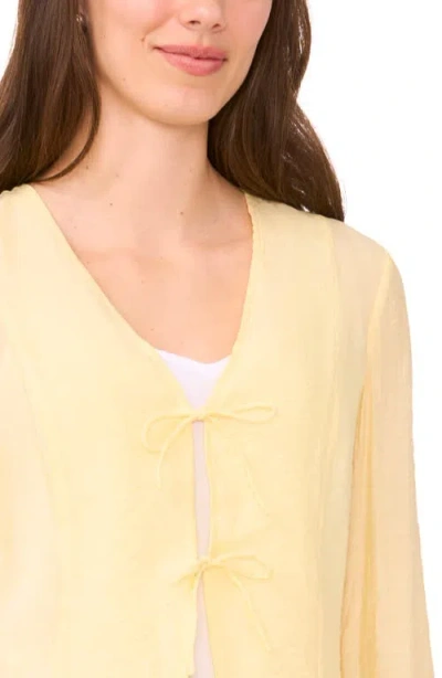 Halogen ® Tie Front Top In Yellow