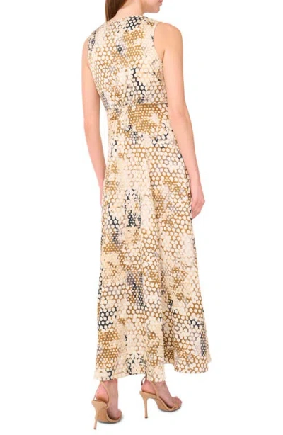 Halogen ® Print Knot Front Maxi Dress In Multi