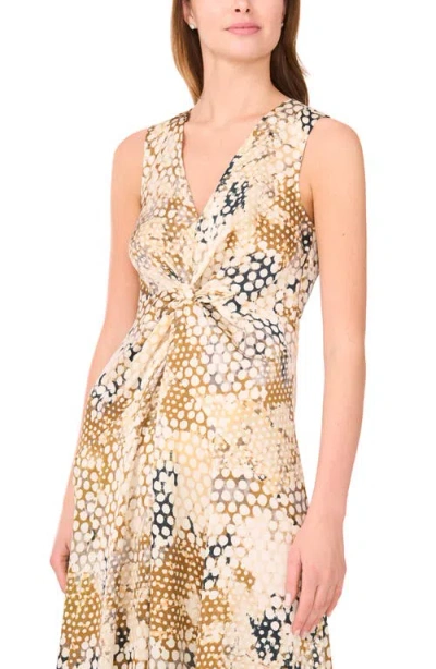 Halogen ® Print Knot Front Maxi Dress In Multi