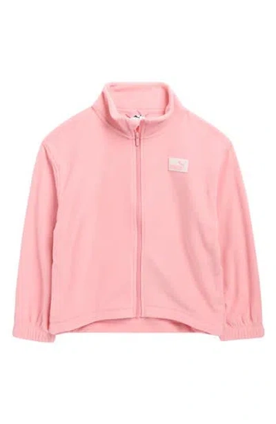 Puma Full Zip Fleece Jacket In Pink
