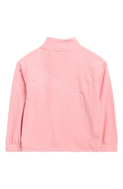Puma Full Zip Fleece Jacket In Pink