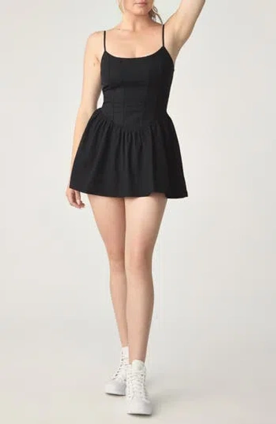 Florence By Mills Corset Fit & Flare Minidress In Black