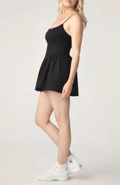 Florence By Mills Corset Fit & Flare Minidress In Black