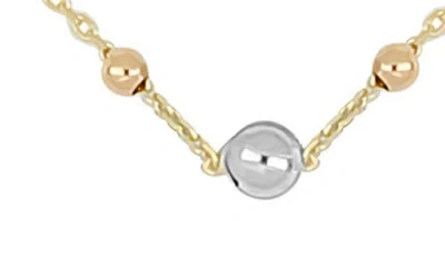 Bony Levy Beaded Chain Necklace In Gold