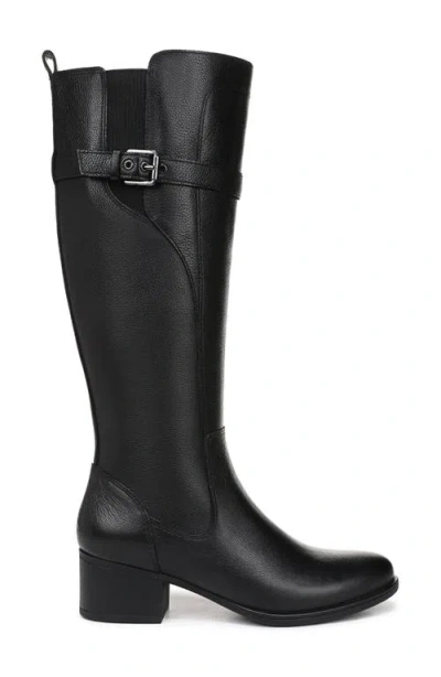 Naturalizer Womens Kenna Knee High Boots Regular Wide Calf Extra Wide Calf In Black