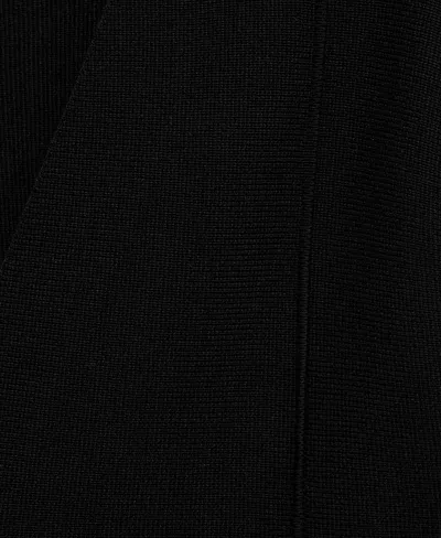 Mango Compact Knit Jacket With Statement Buttons In Black