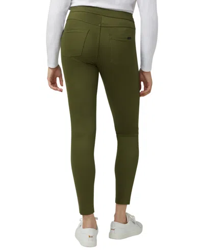 Hue Classic Stretch Denim Leggings, Regular & Plus Sizes In Green