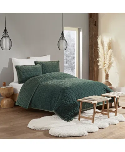 Ugg Coco 3-pc. Quilt Set, King In Green